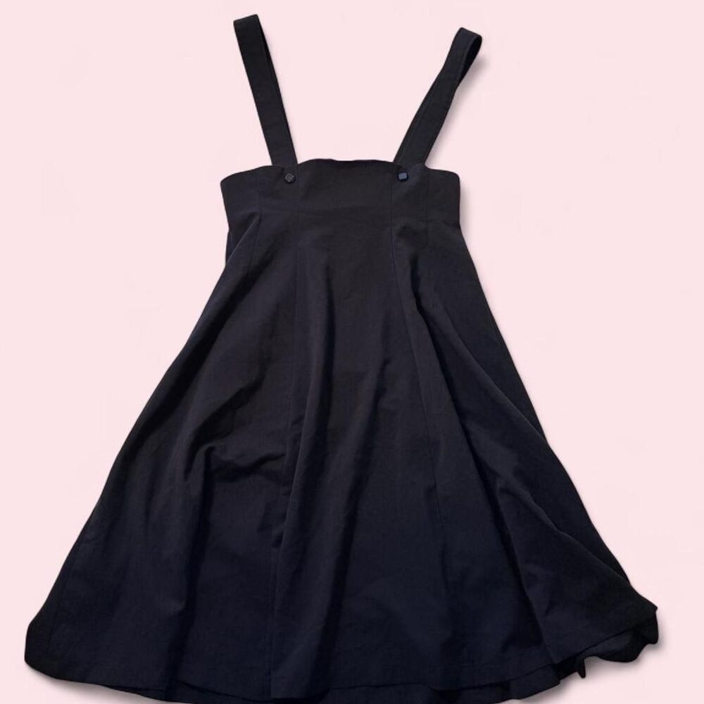 Tatyana Retro Navy Overalls Dress